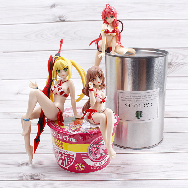 Seksikäs Bikini Girl Toimintafiguuri Anime Collection Malli Toys Car Baowang Girl (La La)
