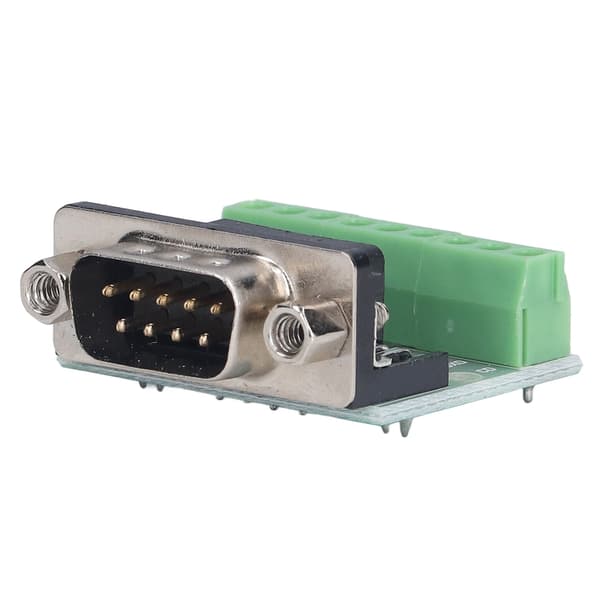 DB9 Terminal Block Breakout Board RS232 RS485 9-Pin Header Skrueforbindelse