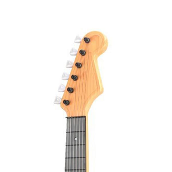 Rød Mini Elektrisk Gitar Leke Multifunksjonelt Musikkinstrument for Gutter Jenter