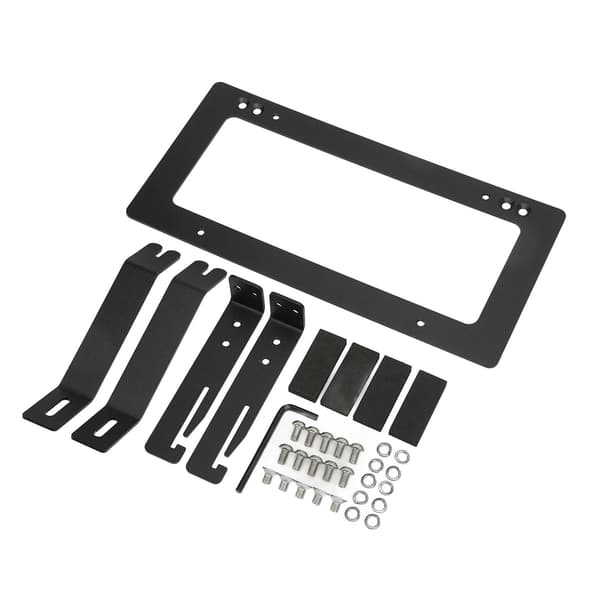Tesla Model Y 2017 2022 Frontnummerpladeholder Aluminiumlegering Sort Udskiftning