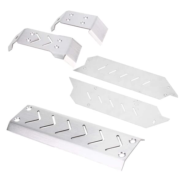 5 stk. rustfrit stål chassis beskyttelsesplade Board Protector Passer til TRAXXAS X-MAXX 1/10 RC bil