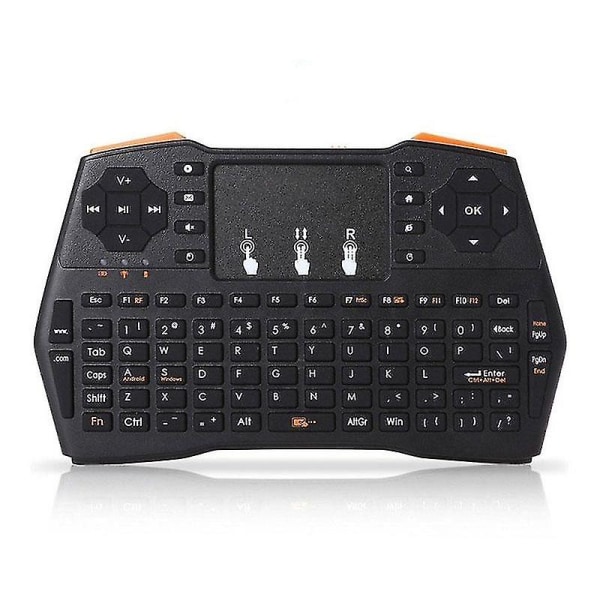 viboton I8 Plus Engelsk Trådløs Mini Touchpad Tastatur Airmouse Fjernkontroll