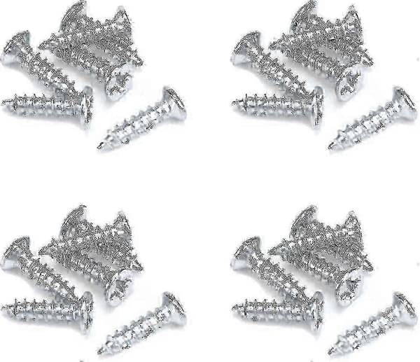 Vit aluminiumlegering skjutregel 2 tum dörrlås säkerhetsskjutlås 4-pack