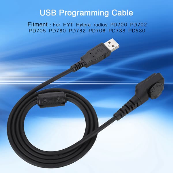 USB Walkie Talkie Programmeringskabel Skriv Frekvenslinje for Hytera PD 780