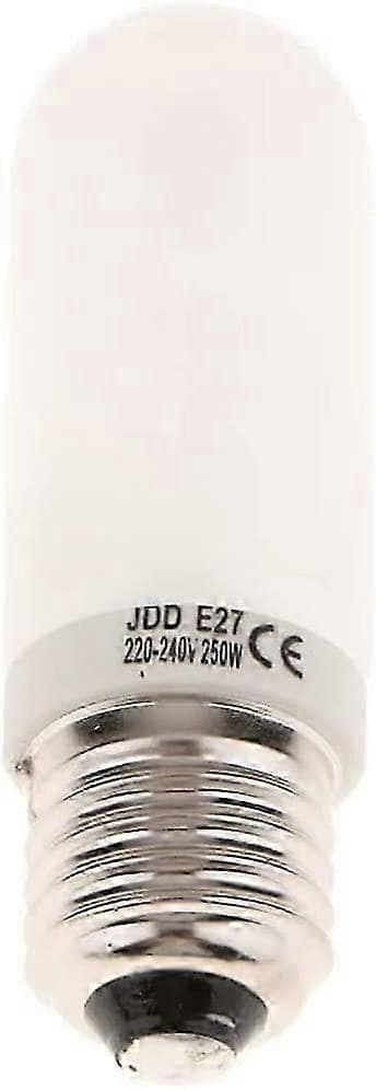 2 stk. 250W 220-240V E27 (standard Edison skrue) mat halogenpære