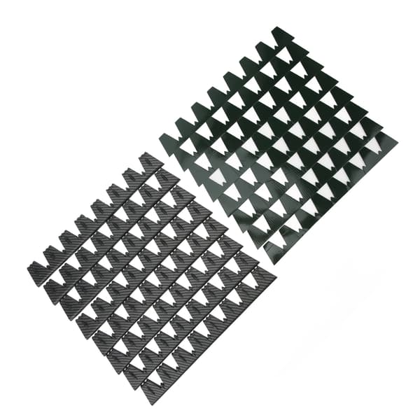 8PCS Främre Stötfångarskydd Anti-Rep Universell Passform Bil Kolfiberstil
