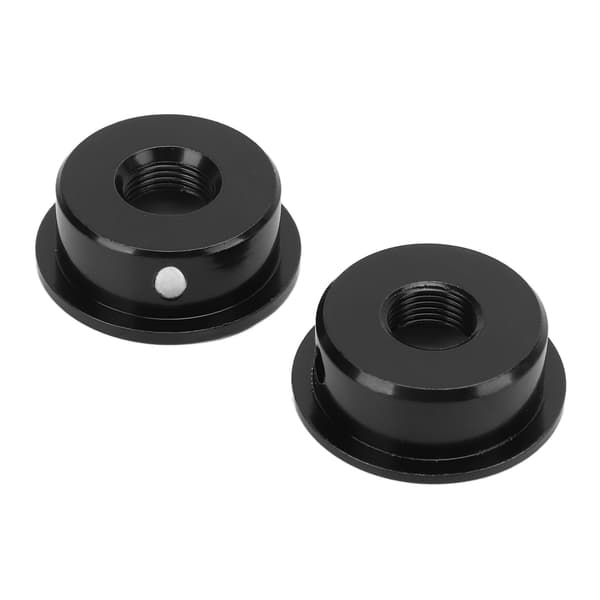 2ST TL Elektrisk Gitarr Jackplatta Rund Metall Electrosocket med Monteringsskruvar Svart