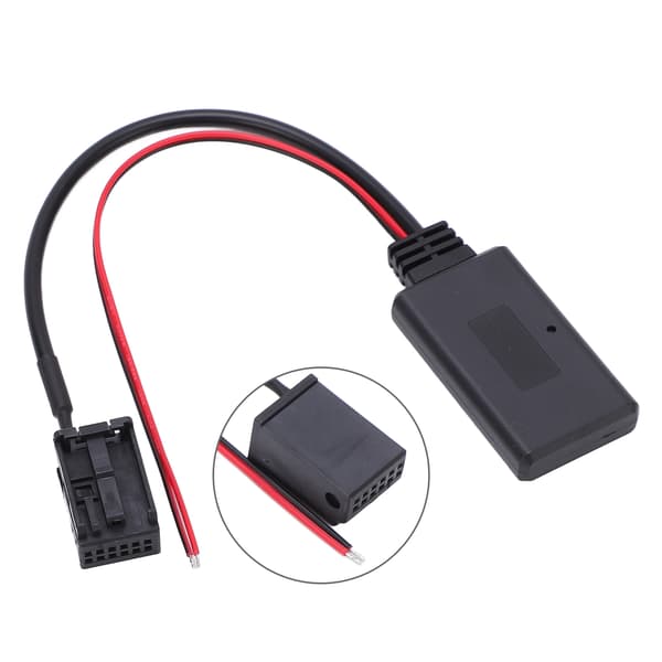 Opel Agila CD 70 Navigation 23cm Bluetooth AUX IN Adapter Modul 12Pin Trådløs Sort Udskiftning