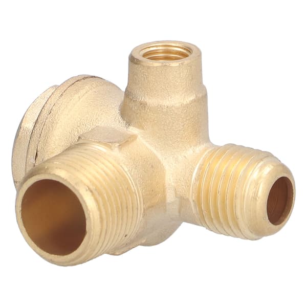 323 Mässing 3-vägs Luftkompressor Koppling 7mm 14mm 16mm Bakre Ventil