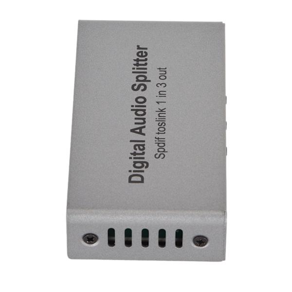 1x3 SPDIF Optisk Splitter Stöder LPCM2.0 DTS för Dolby AC3 Digital Optisk Ljudsplitter för Hemmabio DVD CD-spelare