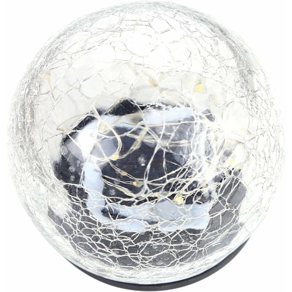 Gylne gule kronblader varme gule lys lampe perler solcellelampe kreativ crack ball gylden lotus begravet lampe lotus form, f