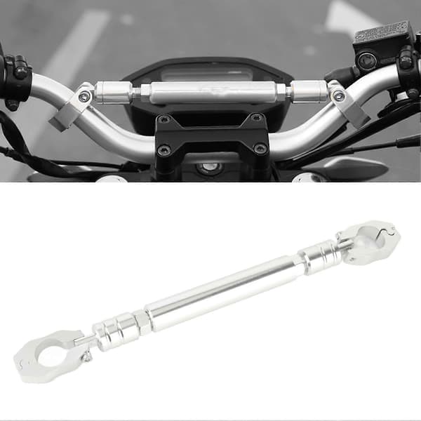 Styre för gatumotorcyklar, slitstark aluminiumlegering, silver