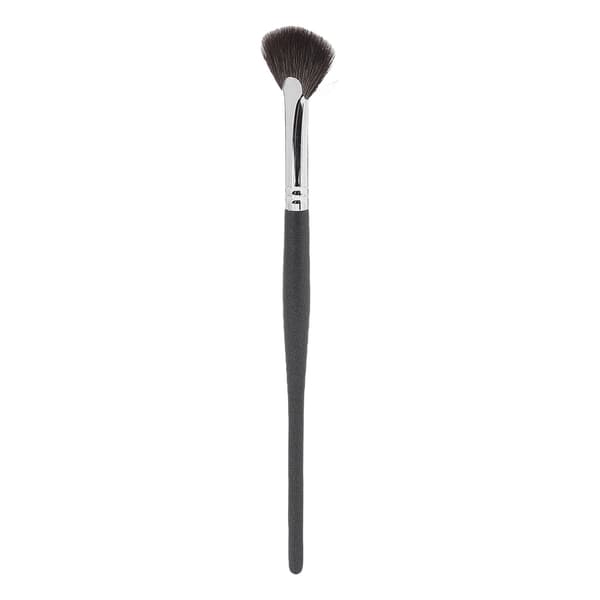 Fläkt Highlighter Borste Mångsidig Mjuk Fläktformad Sminkborste för Highlighter Rouge Löst Puder
