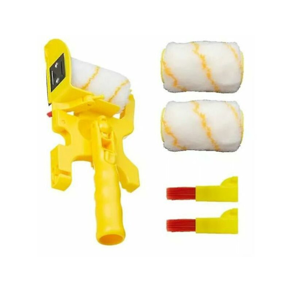 Paint Border Cutter Stick Roller Pensel Latex Väggfärg Pensel,