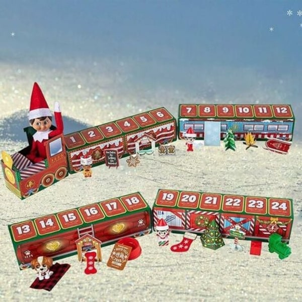 Jule-adventskalender 24-dages Countdown Blind Box Tog Juleoverraskelsesgaver til børn Venner