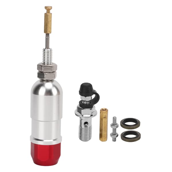 Motorcykel Koppling Broms Pump Hydraulisk Koppling Huvudcylinder Stång Pump Silver