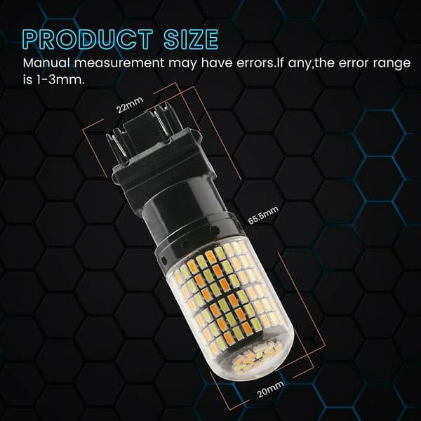[HT]2kpl 3757 3157 4157na LED-polttimo Switchback Valkoinen pysäköinti vilkkuvalo