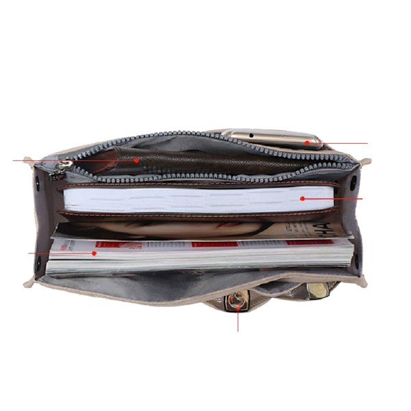 Bag In Bag Dragkedja Nylon Organizer Väskor Stor förvaring