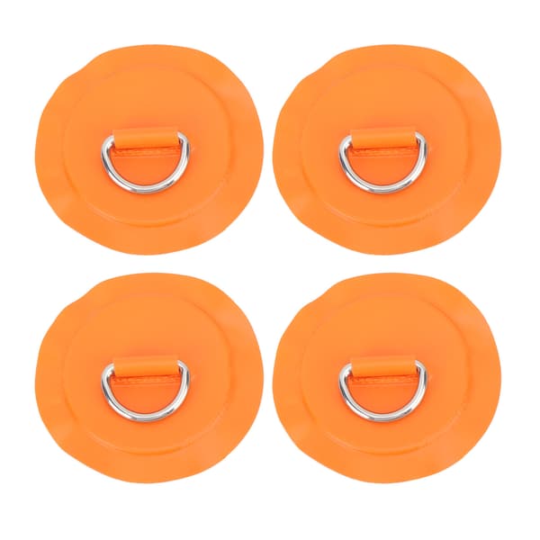 Orange PVC Reparationssæt til Oppustelig Stand Up Paddleboard SUP, Sæt med 4