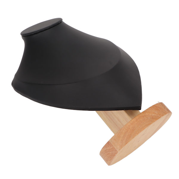 Elegant trehalskjede displaystativ for hjem eller smykkebutikk – Flerbruks smykke bysteholder i svart for messer Black
