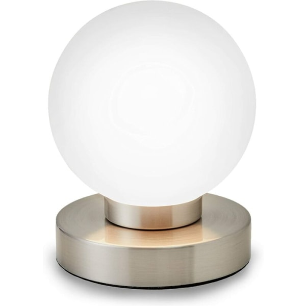 D12.6CM berøringsglas bordlampe dæmpende seng lille bordlampe stemningsbelysning, velegnet til sovesale, soveværelser, perso
