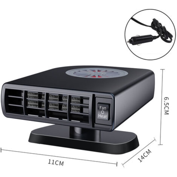 Autonlämmitin, nopea tuuletin, autonlämmitin, autonlämmitin. 24v, puhdistettu versio