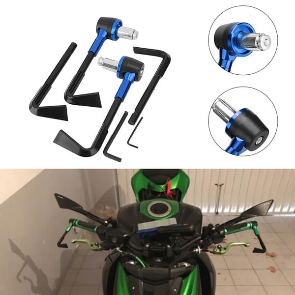 CNC Motorsykkel Styret Bremsespak Beskyttelse Blå