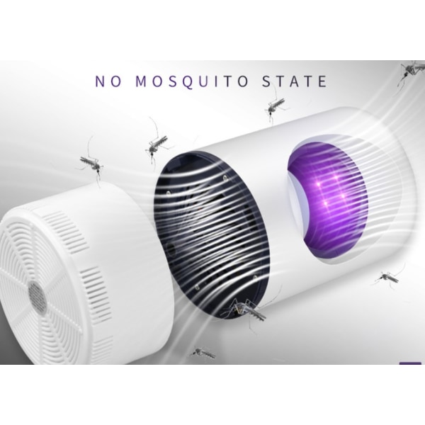 Photocatalyst USB Mosquito Killer -lamppu kotitalouksien LED-hyttyssieppaaja elektroninen hengitettävä hyttysentappaja