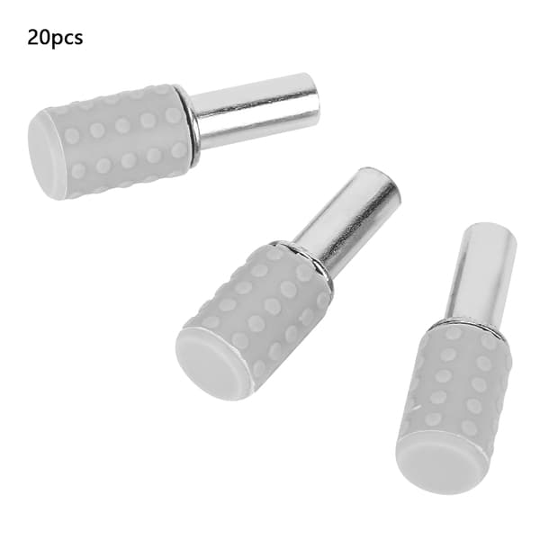 Hyllkonsoler i metall för skåphyllor 20-pack