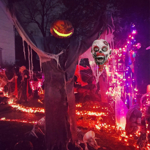 Halloween Horror Afhugget hoved Blodhoved Prop Ny grænseoverskridende e-handel Dummy Fake Head Bar Haunted House Prop