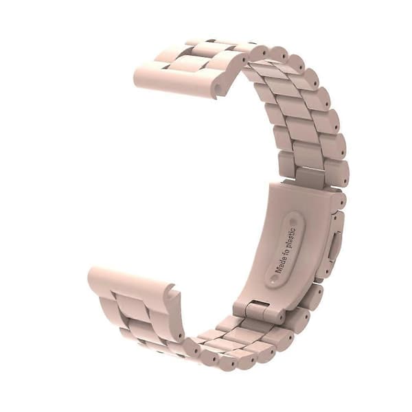 Til Garmin Fenix 8 43mm/Descent MK3 43mm Urrem 20mm Plast 3-perle Håndledsrem Multicolor Pink