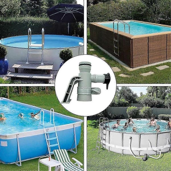 Kolvventiladapter 637R 12363 för anslutningstillbehör för poolslang