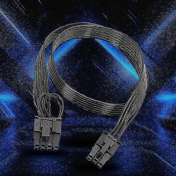 PCIe 6Pin til 6+2Pin strømforsyningskabel GPU 6Pin til 8pin PSUs modulær kabel 2025[ht] 20cm