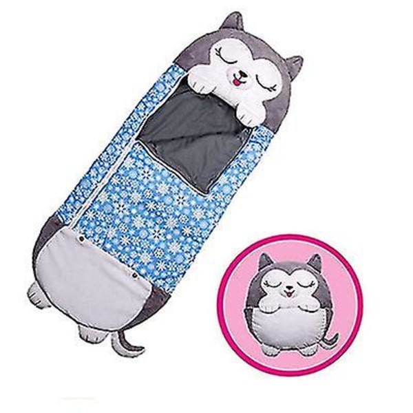 Djur tecknad glada barn sovsäck Pyjamas 130*50cm
