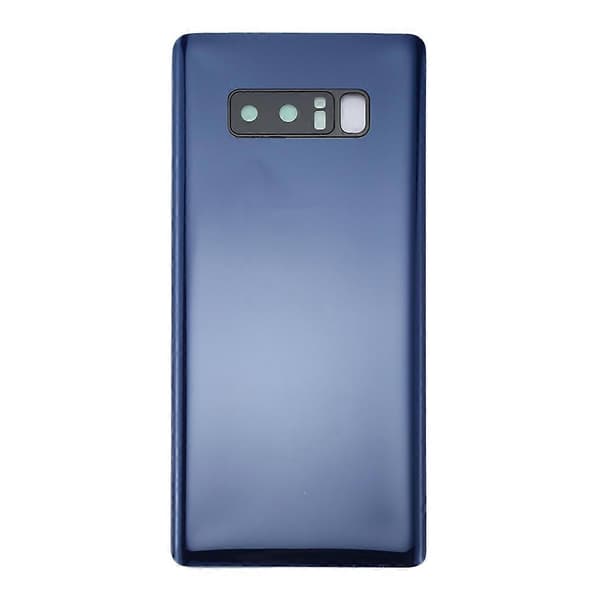 Til Galaxy Note 8 bagcover med kameralinsedæksel Blue