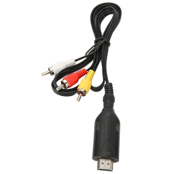 RCA till HD Multimedia Interface-omvandlare Stöder 1080P 720P AV CVBS-adapter för PS2 för PS3 för Xbox STB VCR DVD