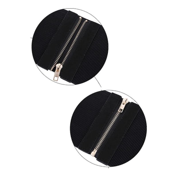 11,6 cm Bredt Belte Elastisk Elastisk Belte Plast Dame black