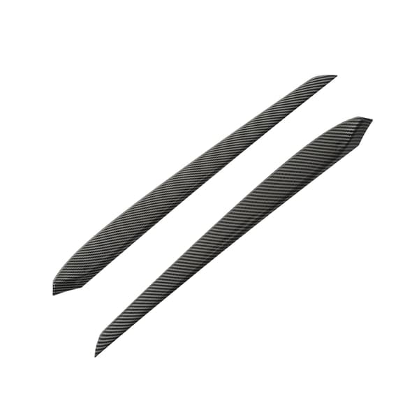 2 STK ABS Kulfiber Interiør Armlæns Panel Trim Dæk Udskiftning til Tesla Model 3