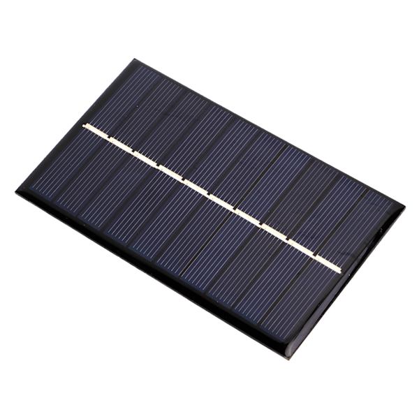 Mini solpanel polykrystal Effektiv DIY solcelle til vandpumpe gadebelysning 1,2W 5V