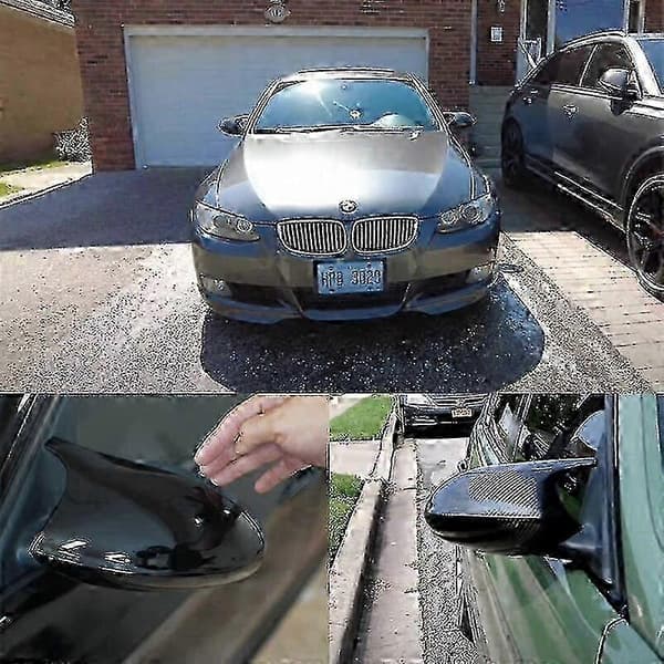 M-stil trim for BMW 1-serie E81 E87 - sidespeilhus Black LCI