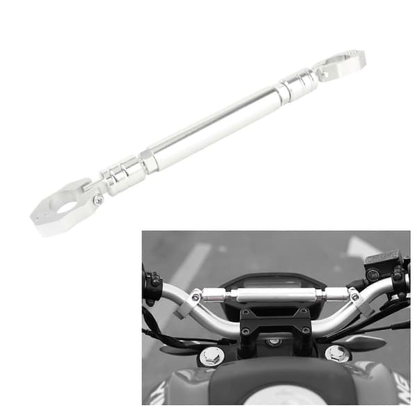Styre för gatumotorcyklar, slitstark aluminiumlegering, silver
