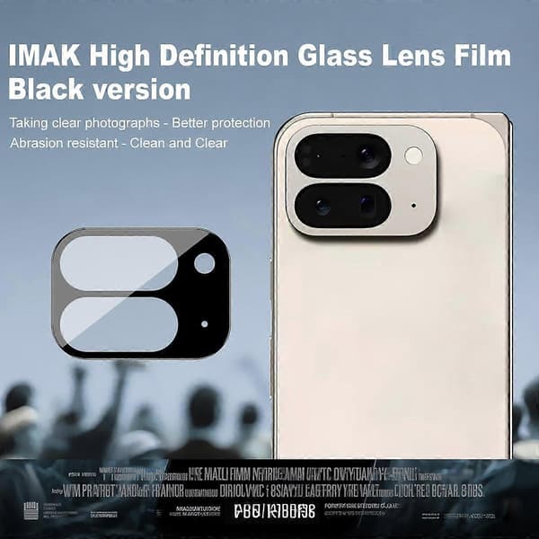 IMAK Bagkamera Linse Glas Film Sort Version Not Specified For Google Pixel 10 Pro Fold