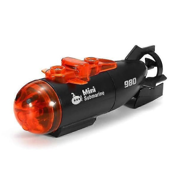 Mini mikroradio kauko-ohjattava RC-sukellusvene laiva vene LED-valolla lelu lahja