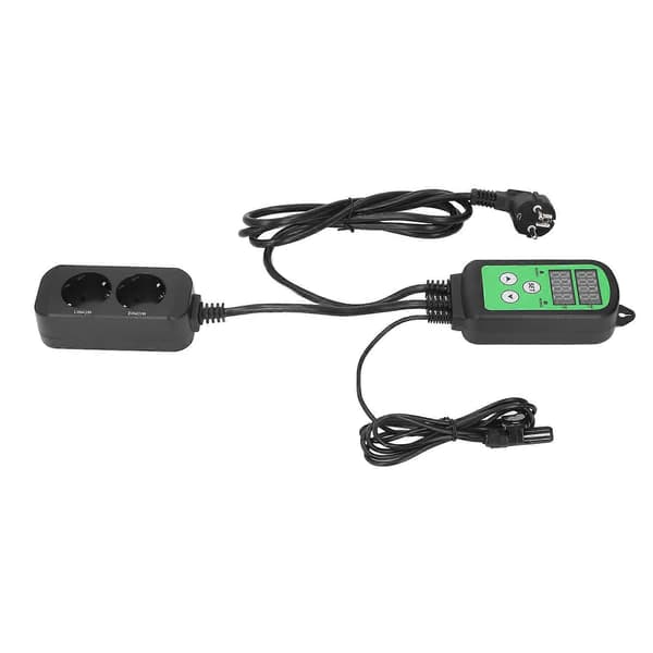 1500W Fugtighedsregulator Forudkablet Digital Fugtighedsregulator Dobbelt LED-display Befugter Affugter til Drivhus