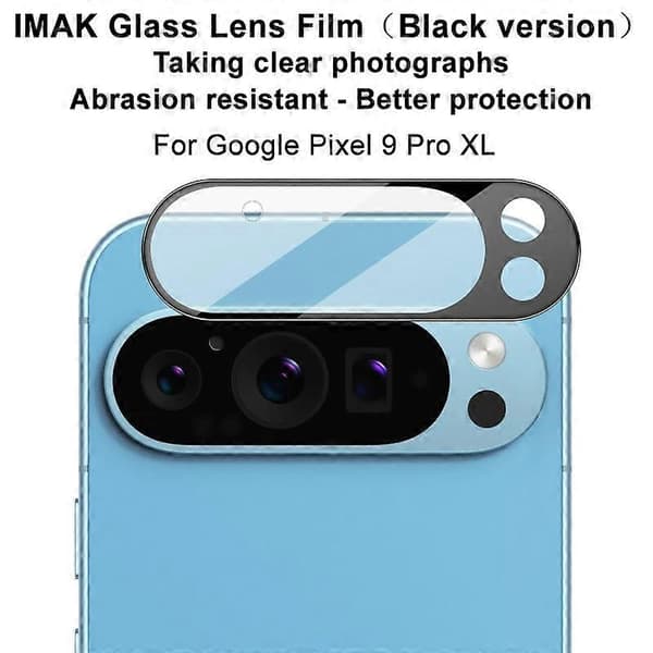 IMAK Bagkamera Linse Glas Film Sort Version Not Specified For Google Pixel 9 Pro XL