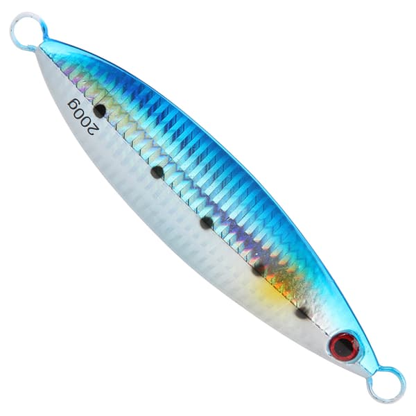 Realistiskt Fiskformat Metallfiskedrag Blå 200g 7.1oz