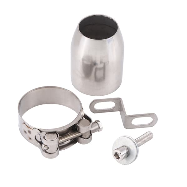 Universal Motorcykel Motocross Rustfrit Stål Udstødningslyddæmper Rør Tip Titanium Farve