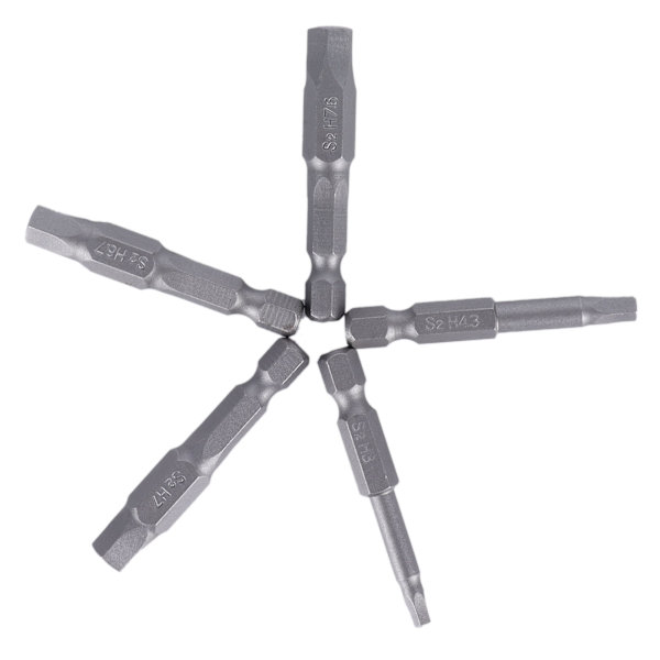 Magnetisk Skruetrækker Bor Bit Sæt 5 Holdbare Magnetiske Hex Bits