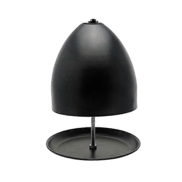 Telysovn egnet for oppvarming, telysvarmer, metall svart telysromvarmer kontor Black