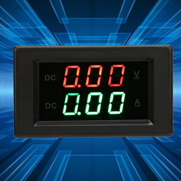 Dubbel Skärm Voltmeter YB4835VA DC 0-100V 20A